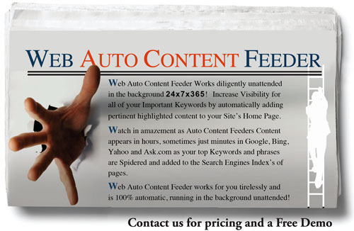 SEO Web Auto Content Feeder Software